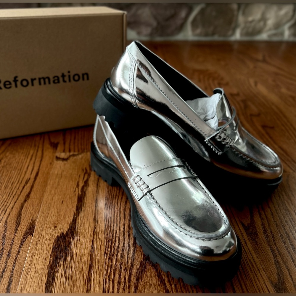 Reformation Agathea Chunky Loafer NWT- - Picture 4 of 10